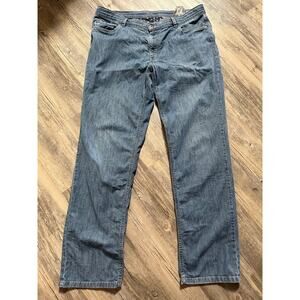 HILTL ZE500 Jeans Mens 40x34 Straight Light Wash Relax Fit Made In Macedonia